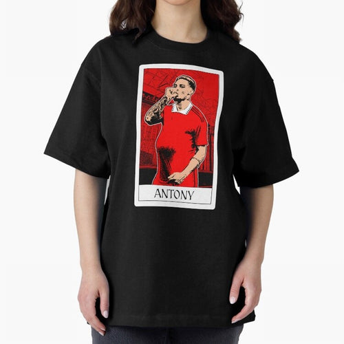 Antony Oversized T-Shirt Follow the Final Road of FIFA World Cup 2026 Group Stage for Fans of Cristiano Ronaldo and Argentina and Brazil, Bringing Tournament Hype, Historic Matchups, Family Viewing Parties and Global Sports Pride; Great for