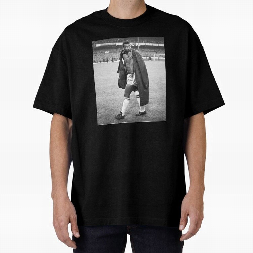 Pele Oversized T-Shirt Show Your Stadium Side during the FIFA World Cup 2026 Group Stage Journey through Haaland and Mbappe Highlights, Germany Pride, Sports Nostalgia, International Competition, Famous Players and Unforgettable Victories; Made for