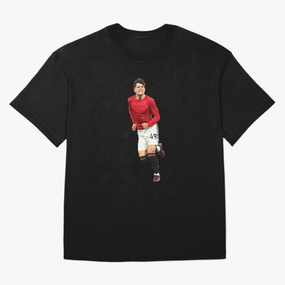 Alejandro Garnacho celebration Oversized T-Shirt Build FIFA World Cup 2026 Group Stage for Fans of Messi and England and Germany, Bringing Football Festival Excitement, Trophy Ambitions, Country Rivalries and Star Player Buzz; Great for Supporters