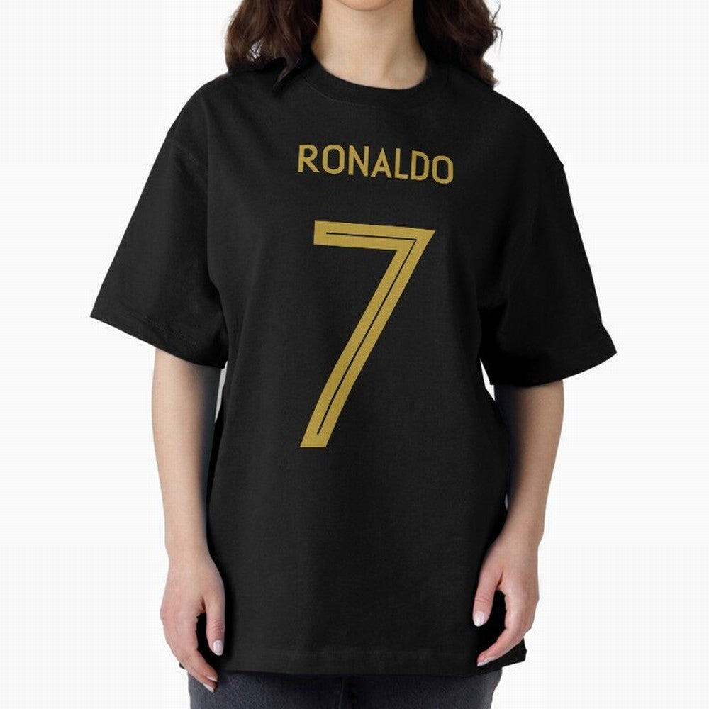 Christiano Ronaldo Portugal Jersey 2020 Oversized T-Shirt Discover Match Day Hype around FIFA World Cup 2026, Messi, CR7 and Mbappe, Argentina and Brazil, Retro Football Energy, Iconic Rivalries, Trophy Chase Drama and Stadium Atmosphere; Ideal for