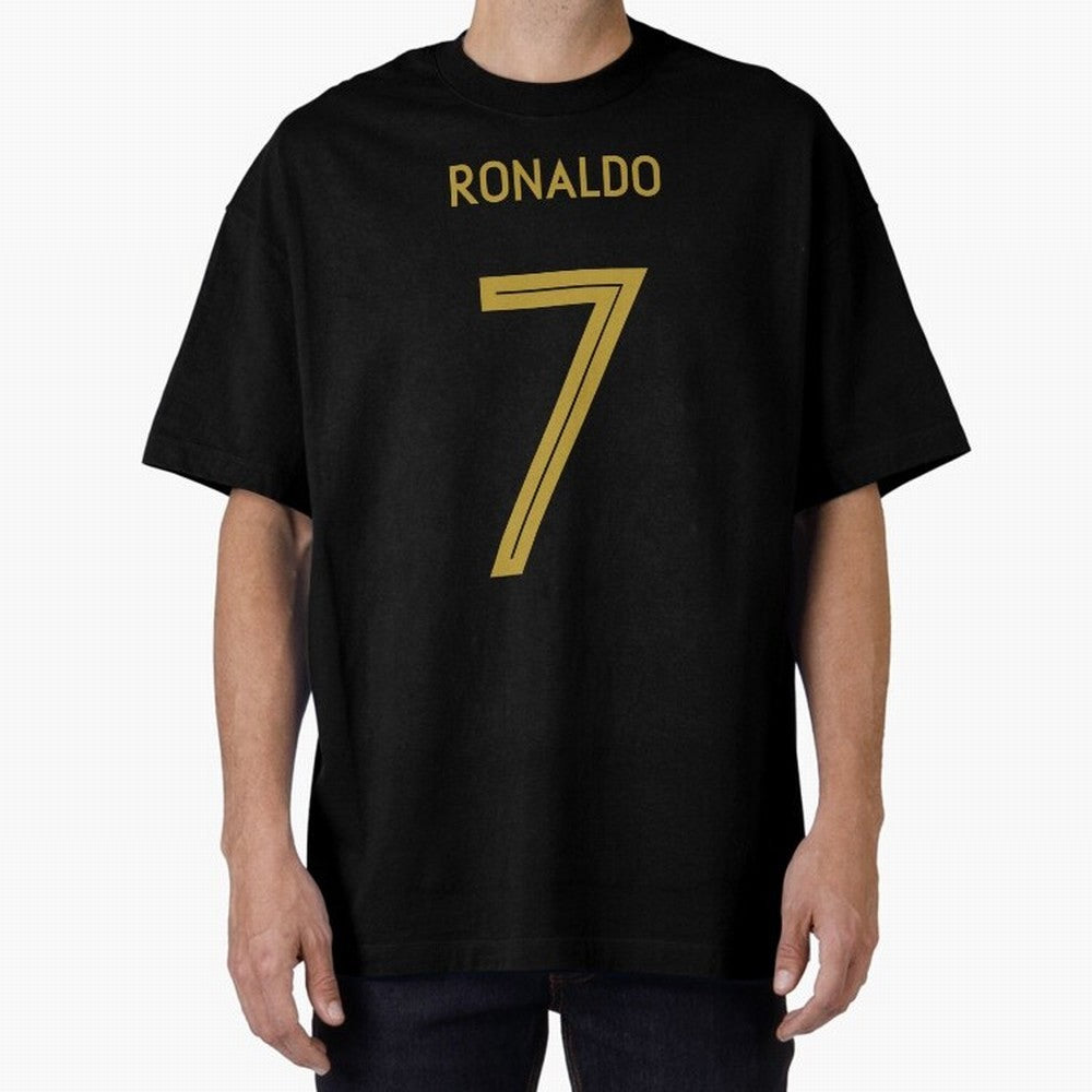 Christiano Ronaldo Portugal Jersey 2020 Oversized T-Shirt Discover Match Day Hype around FIFA World Cup 2026, Messi, CR7 and Mbappe, Argentina and Brazil, Retro Football Energy, Iconic Rivalries, Trophy Chase Drama and Stadium Atmosphere; Ideal for