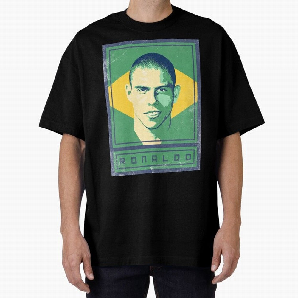 Ronaldo Brasil Oversized T-Shirt Keep the Legacy of FIFA World Cup 2026 Group Stage Featuring Cristiano Ronaldo, Haaland and CR7, Germany Energy, Soccer Culture, Superstar Moments, National Team Dreams and Competitive Fire; Made for Die Hard