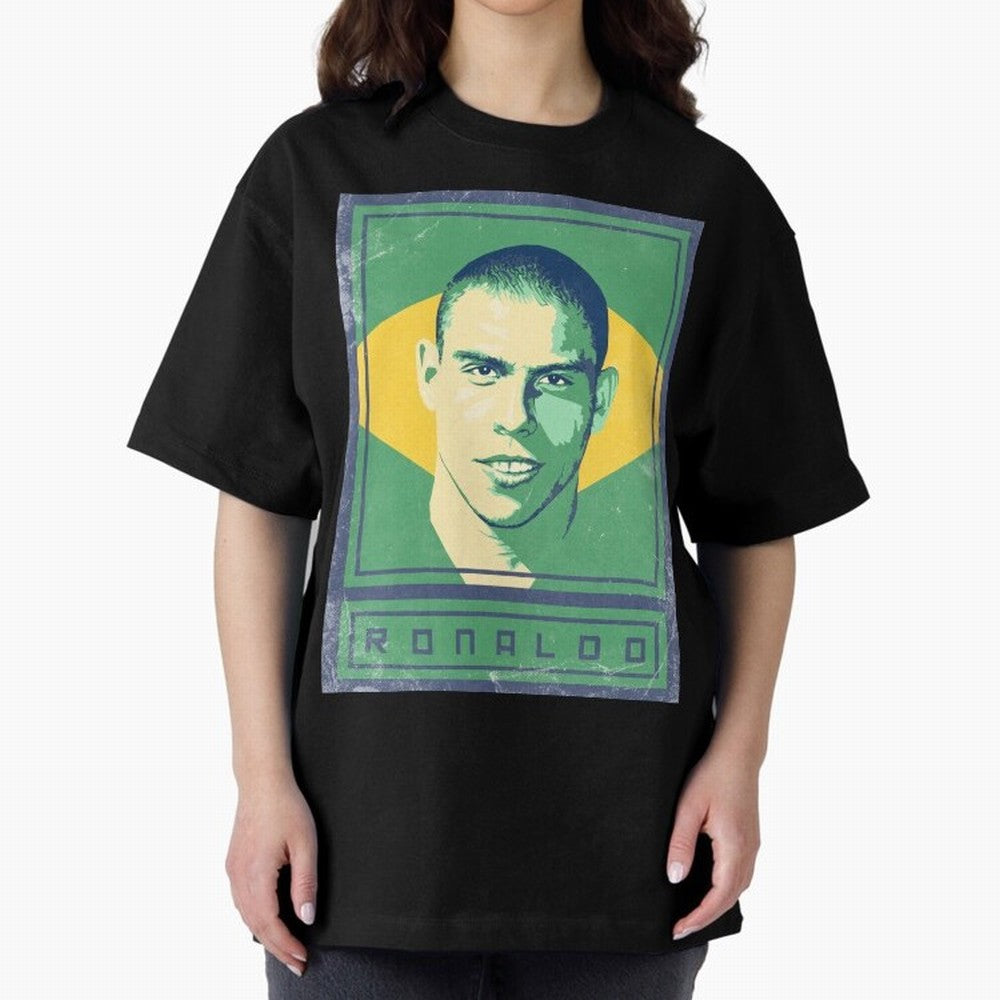 Ronaldo Brasil Oversized T-Shirt Keep the Legacy of FIFA World Cup 2026 Group Stage Featuring Cristiano Ronaldo, Haaland and CR7, Germany Energy, Soccer Culture, Superstar Moments, National Team Dreams and Competitive Fire; Made for Die Hard