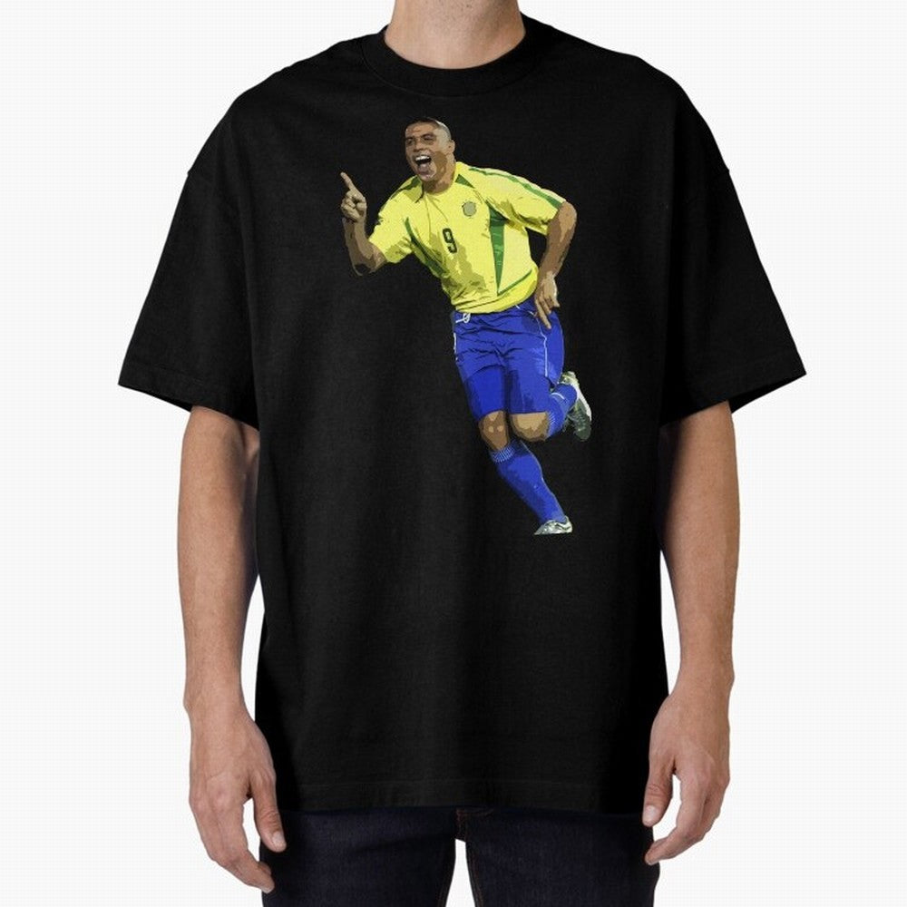 Ronaldo Nazario Oversized T-Shirt Bring Match Day Fire to FIFA World Cup 2026 Group Stage Spirit, Highlighting Brazil, Portugal and Argentina, Cristiano Ronaldo, Haaland and CR7, Champion Mindset, Group Stage Buzz, Knockout Tension and Passionate