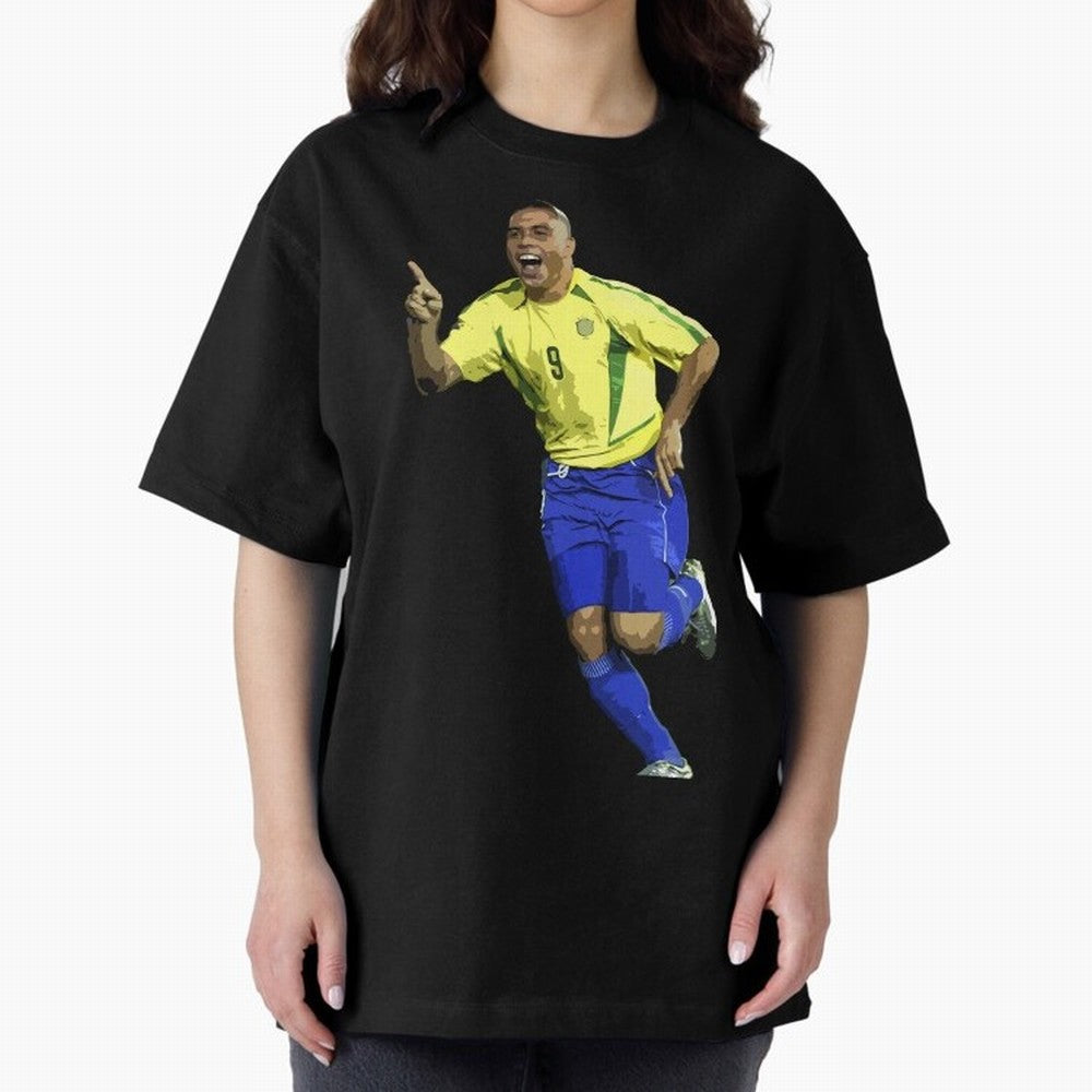 Ronaldo Nazario Oversized T-Shirt Bring Match Day Fire to FIFA World Cup 2026 Group Stage Spirit, Highlighting Brazil, Portugal and Argentina, Cristiano Ronaldo, Haaland and CR7, Champion Mindset, Group Stage Buzz, Knockout Tension and Passionate