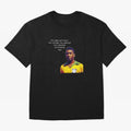 Pele Quote Oversized T-Shirt Cheer through Every Moment of Global Football Passion for FIFA World Cup 2026 Group Stage, Capturing Messi, England, France and Netherlands, Worldwide Fan Energy, Dramatic Goals, Stadium Lights and Championship
