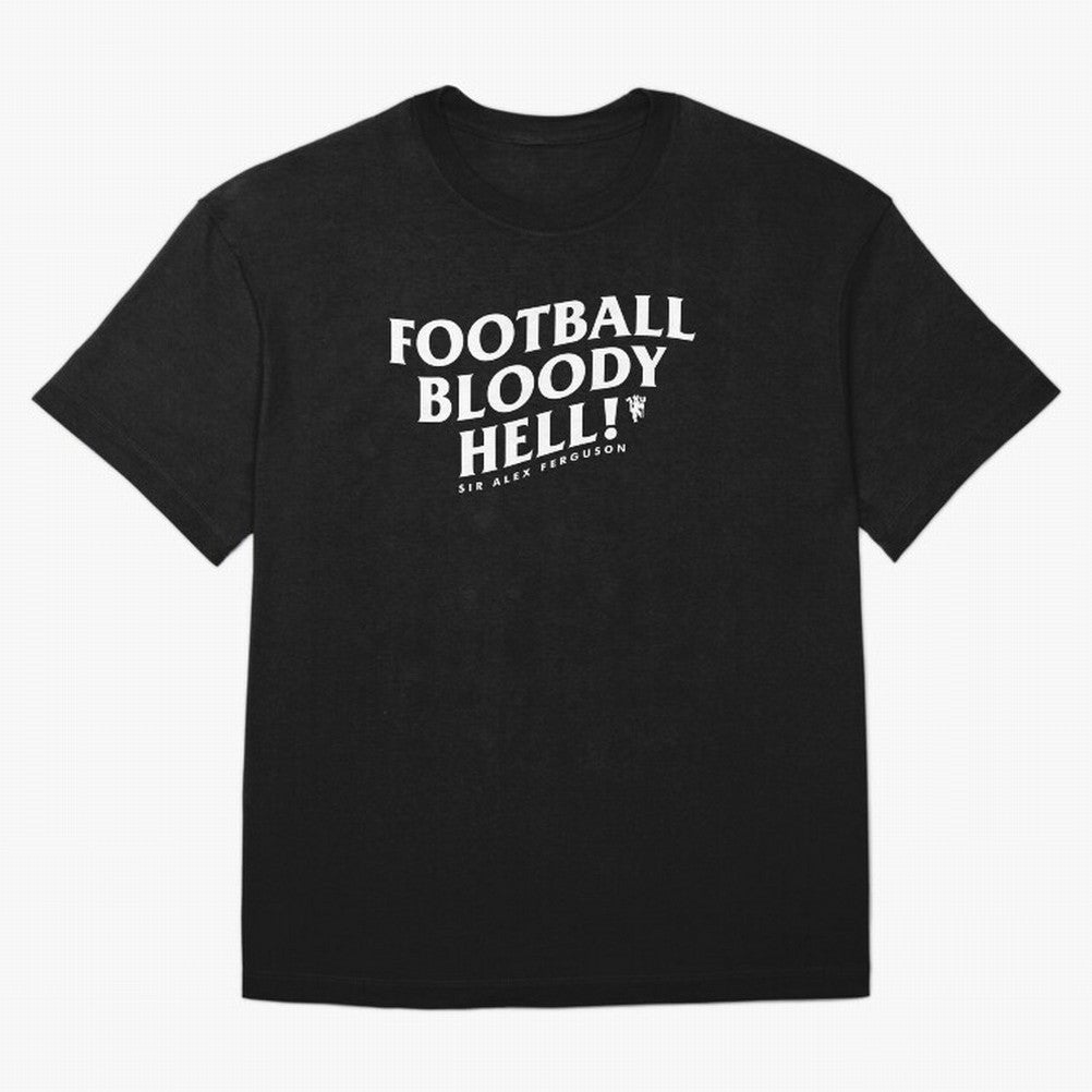 Football Bloody Hell - Sir Alex Ferguson Oversized T-Shirt Celebrate the Biggest Stage of FIFA World Cup 2026 Capturing Cristiano Ronaldo, Portugal, Spain and Germany Energy, Retro Football Energy, Iconic Rivalries, Trophy Chase Drama and Stadium