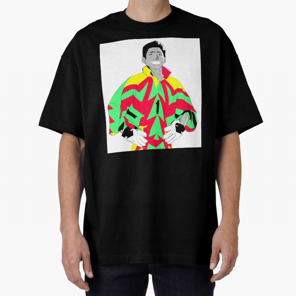 Jorge Campos the legend of soccer football in goal keeper Oversized T-Shirt Keep the Legacy of the FIFA World Cup 2026 USA Canada Mexico Journey through Mbappe Highlights, Brazil Pride, Stadium Chants, National Pride, Trophy Dreams and