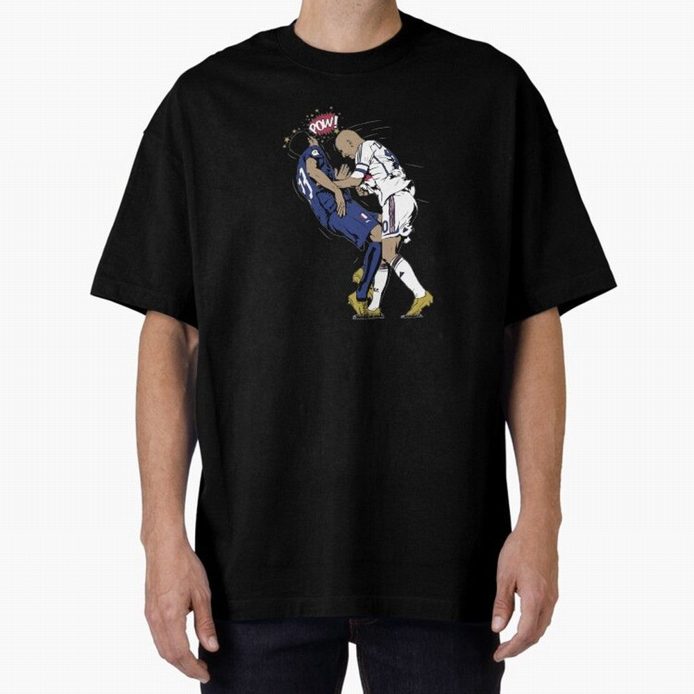 Zinedine Zidane Oversized T-Shirt Stand Out with Spirit from the FIFA World Cup 2026 Journey through Haaland Highlights, France Pride, Champion Mindset, Group Stage Buzz, Knockout Tension and Passionate Fan Culture; Great for Supporters Who Love