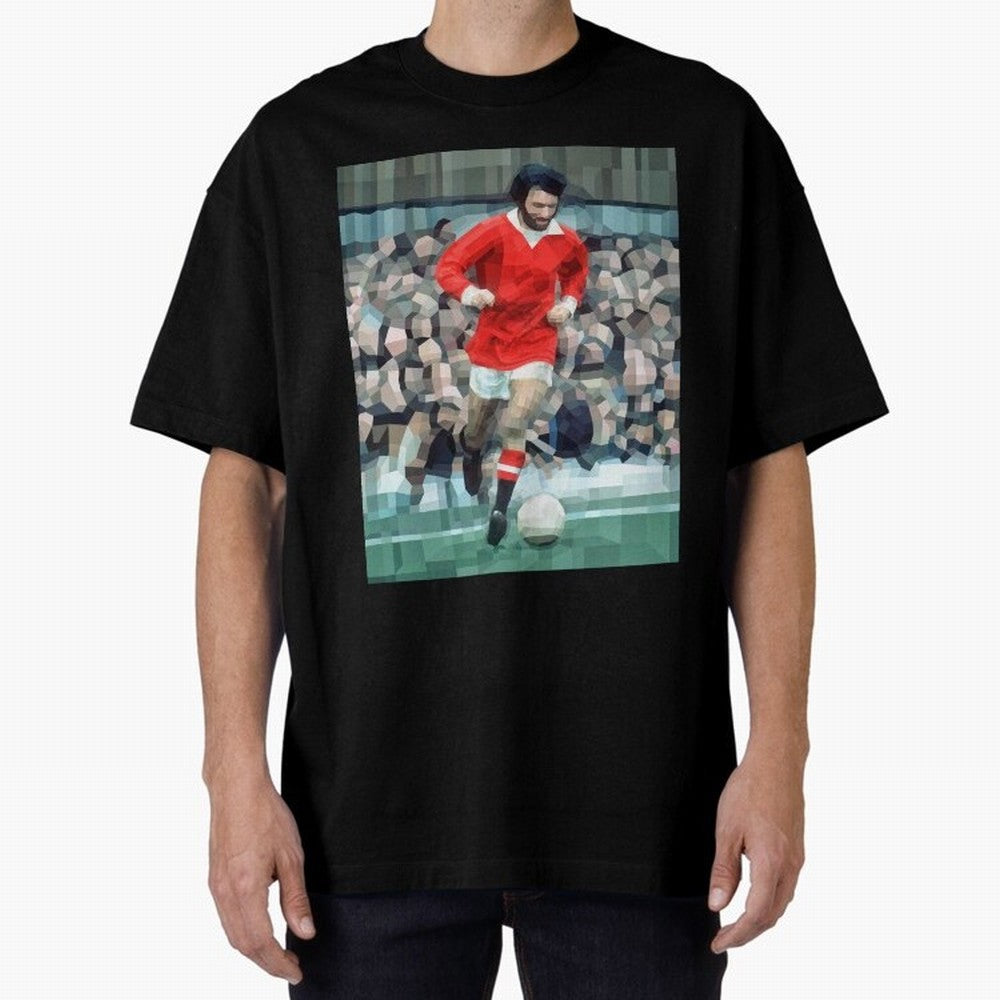George Best Oversized T-Shirt Join Supporters Worldwide for the FIFA World Cup 2026 Journey through CR7 Highlights, England Pride, Stadium Chants, National Pride, Trophy Dreams and Unforgettable Football Memories; Made for Die Hard Supporters,