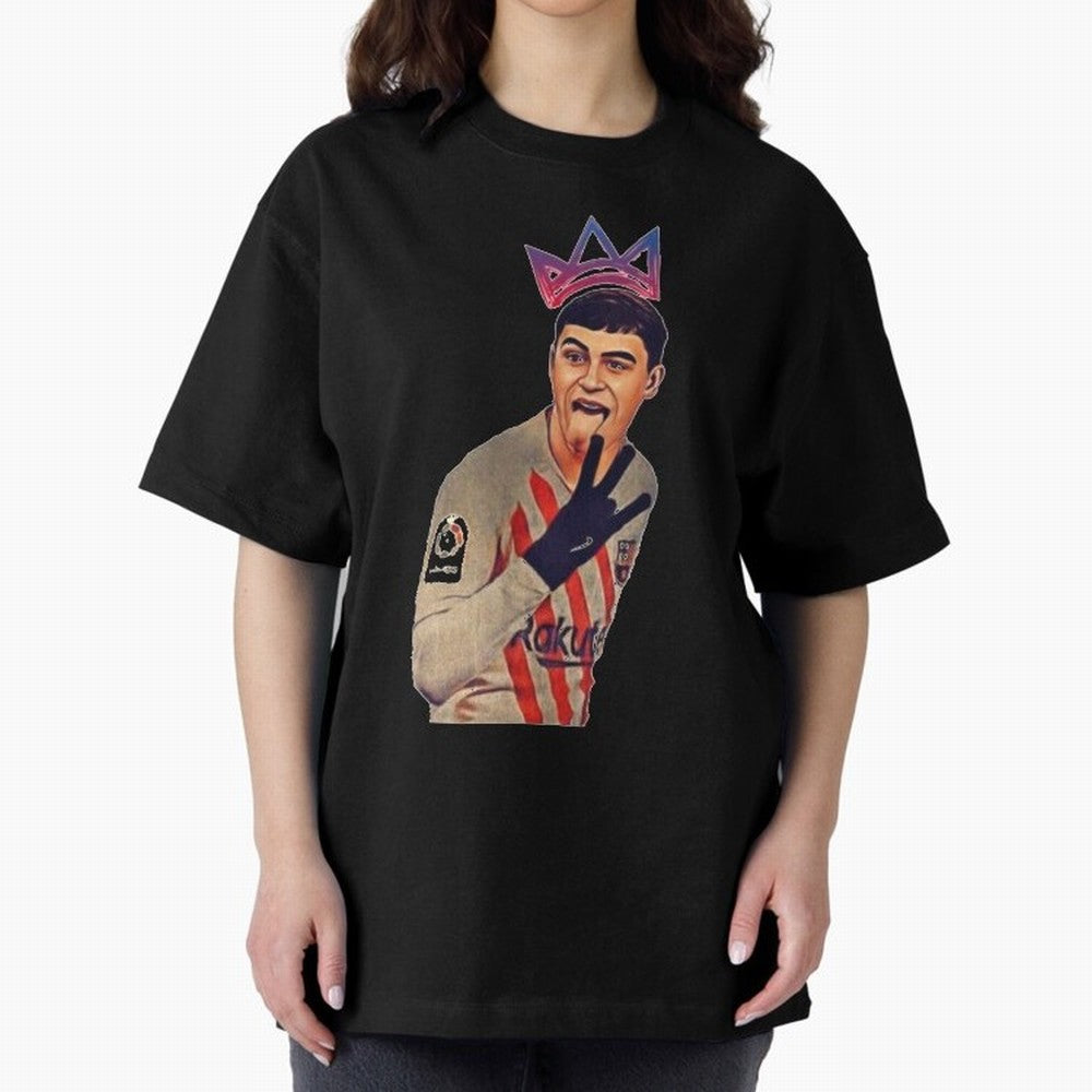 PEDRI Oversized T-Shirt Show Your Stadium Side during Global Football Passion for FIFA World Cup 2026 USA Canada Mexico, Centered on Mbappe, England, Champion Mindset, Group Stage Buzz, Knockout Tension and Passionate Fan Culture; Made for