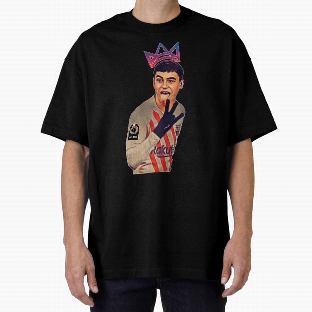 PEDRI Oversized T-Shirt Show Your Stadium Side during Global Football Passion for FIFA World Cup 2026 USA Canada Mexico, Centered on Mbappe, England, Champion Mindset, Group Stage Buzz, Knockout Tension and Passionate Fan Culture; Made for