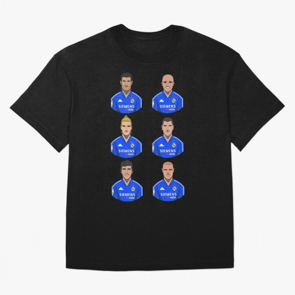 Los Galacticos Oversized T-Shirt Turn Up for Global Football Passion for FIFA World Cup 2026, Filled with Haaland, Portugal, Spain and Germany, Goal Celebration Energy, Supporter Heritage, Football Icons and Worldwide Tournament Joy; Perfect for
