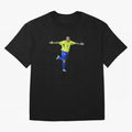Brazilian Legend Ronaldo Oversized T-Shirt Show Match Day Excitement for FIFA World Cup 2026 Group Stage Spirit, Celebrating Spain, Mbappe, Soccer Culture, Superstar Moments, National Team Dreams and Competitive Fire; Great for Supporters Who Love