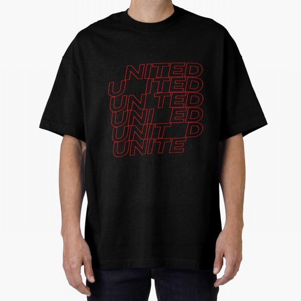 MAN UNITED - 2020 WHITE ILLUSTRATION Oversized T-Shirt Carry National Pride through FIFA World Cup 2026 USA Canada Mexico for Fans of Messi, CR7 and Mbappe and Argentina, France and Brazil, Bringing Football History, Final Match Energy, Crowd Noise