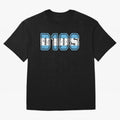 Dios Oversized T-Shirt Bring Match Day Fire to Match Day Hype around FIFA World Cup 2026 USA Canada Mexico, CR7 and Messi, Germany, Soccer Culture, Superstar Moments, National Team Dreams and Competitive Fire; Great for Supporters Who Love