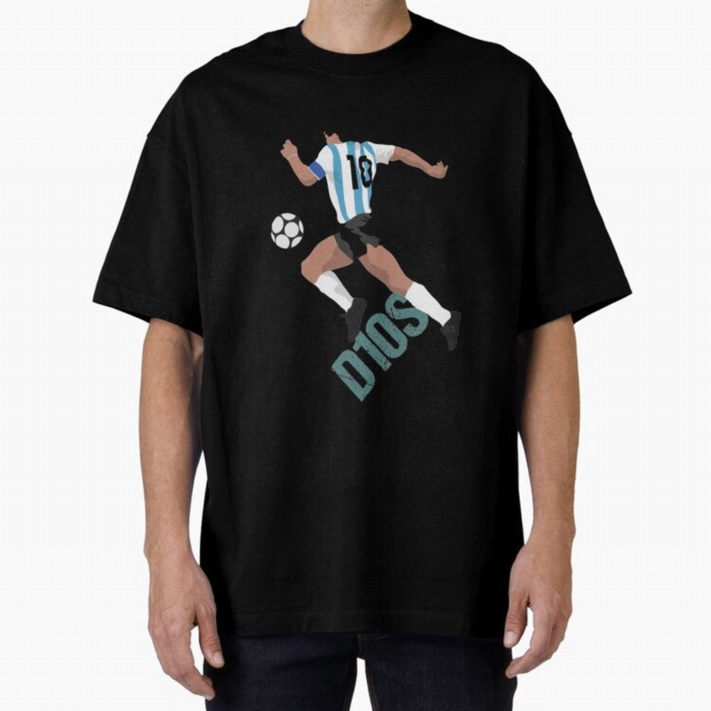 D10S Oversized T-Shirt Join Supporters Worldwide for FIFA World Cup 2026 USA Canada Mexico Connected to Cristiano Ronaldo, Spain and Netherlands Energy, Football Festival Excitement, Trophy Ambitions, Country Rivalries and Star Player Buzz; Ideal