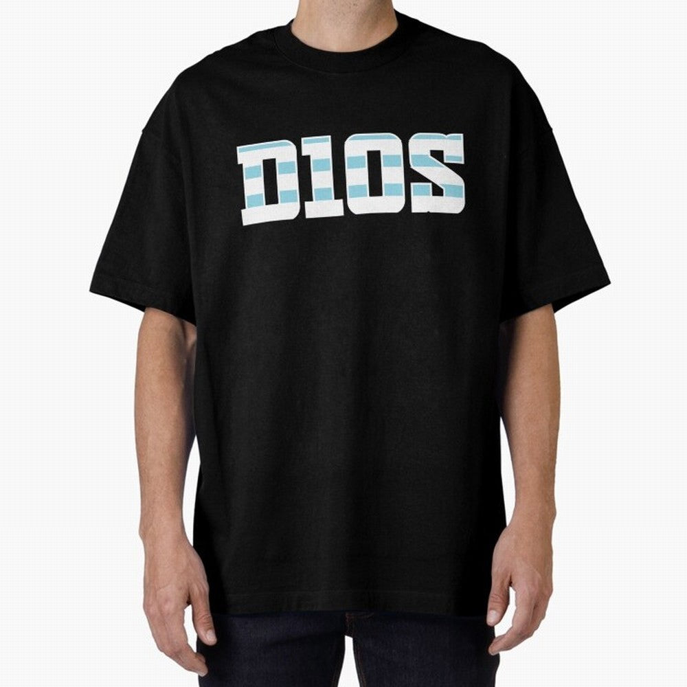 D10S Oversized T-Shirt Celebrate Soccer Greatness during FIFA World Cup 2026 USA Canada Mexico Capturing CR7 and Messi, Portugal Energy, Fan Favorite Moments, National Team Passion, Big Match Drama and Soccer History; Ideal for Fans Who Follow