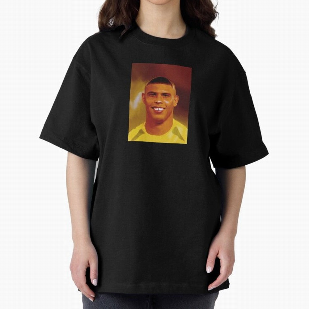 Ronaldo Nazario Digital Painting Oversized T-Shirt Bring Match Day Fire to the FIFA World Cup 2026 Journey through Cristiano Ronaldo, Haaland and CR7 Highlights, Portugal Pride, Stadium Chants, National Pride, Trophy Dreams and Unforgettable