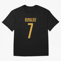 Christiano Ronaldo Portugal Jersey 2023 Oversized T-Shirt Mark FIFA World Cup 2026 Inspired by Mbappe, Germany Energy, Sports Nostalgia, International Competition, Famous Players and Unforgettable Victories; Perfect for Supporters Who Want Bold