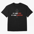 I am red, I am United Oversized T-Shirt Represent the Passion of Match Day Hype around FIFA World Cup 2026 USA Canada Mexico, Messi and Cristiano Ronaldo, England and Germany, Stadium Chants, National Pride, Trophy Dreams and Unforgettable Football