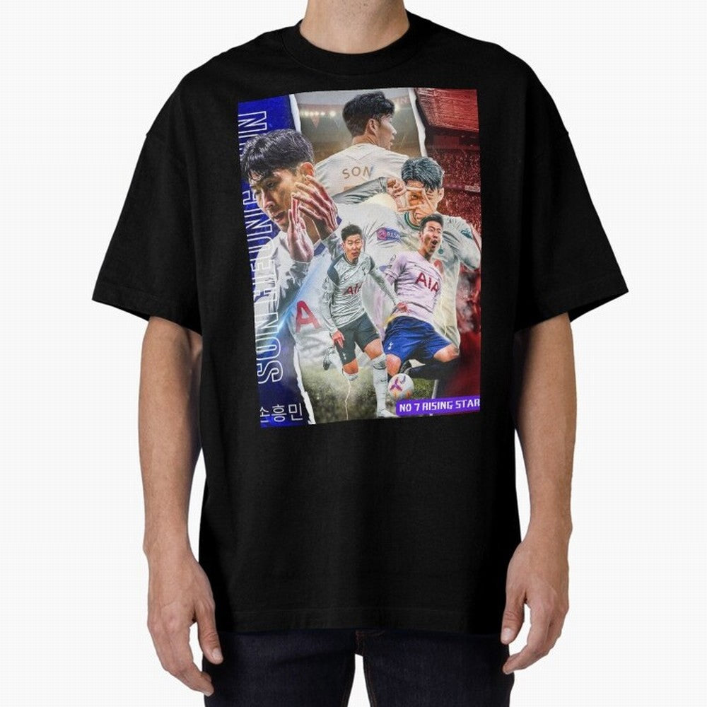 THE 7 STAR SON HEUNG MIN SPECIAL ON REDBUBBLE Oversized T-Shirt Represent Fans Who Live for FIFA World Cup 2026 Group Stage Spirit, Featuring England and Germany, Messi, CR7 and Mbappe, Stadium Memories, Football Loyalty, International Chants and