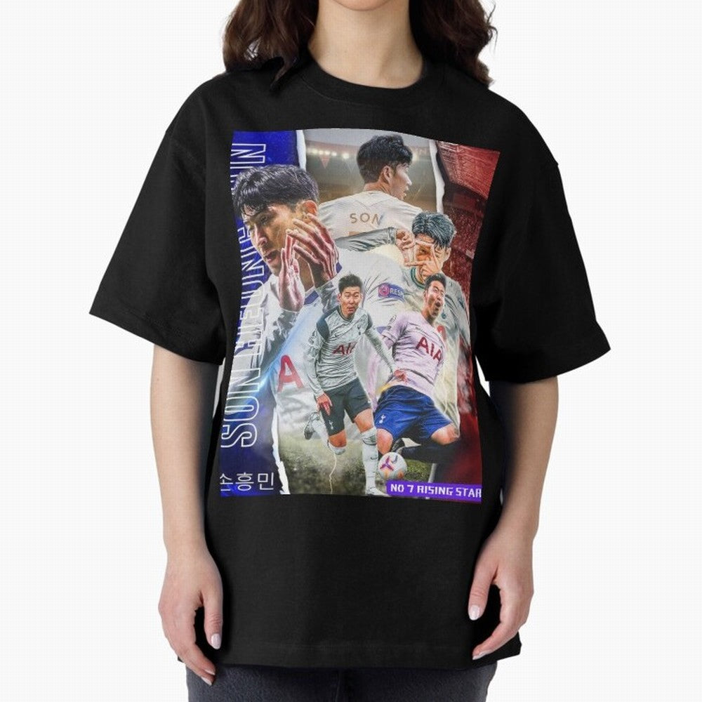 THE 7 STAR SON HEUNG MIN SPECIAL ON REDBUBBLE Oversized T-Shirt Represent Fans Who Live for FIFA World Cup 2026 Group Stage Spirit, Featuring England and Germany, Messi, CR7 and Mbappe, Stadium Memories, Football Loyalty, International Chants and
