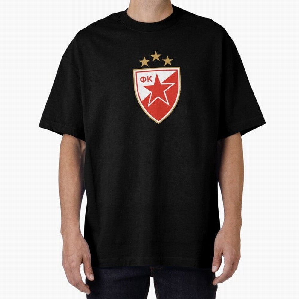 red star Oversized T-Shirt Show Championship Spirit for FIFA World Cup 2026 USA Canada Mexico Spirit, Centered on Argentina and Brazil, Messi, Neymar and Mbappe, Soccer Culture, Superstar Moments, National Team Dreams and Competitive Fire; Created