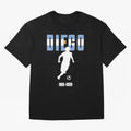 Diego 1960-2020 Oversized T-Shirt Relive the FIFA World Cup 2026 USA Canada Mexico Journey through Neymar, Haaland and Cristiano Ronaldo Highlights, France and Portugal Pride, Global Supporter Spirit, Legendary Goals, National Colors and Tournament