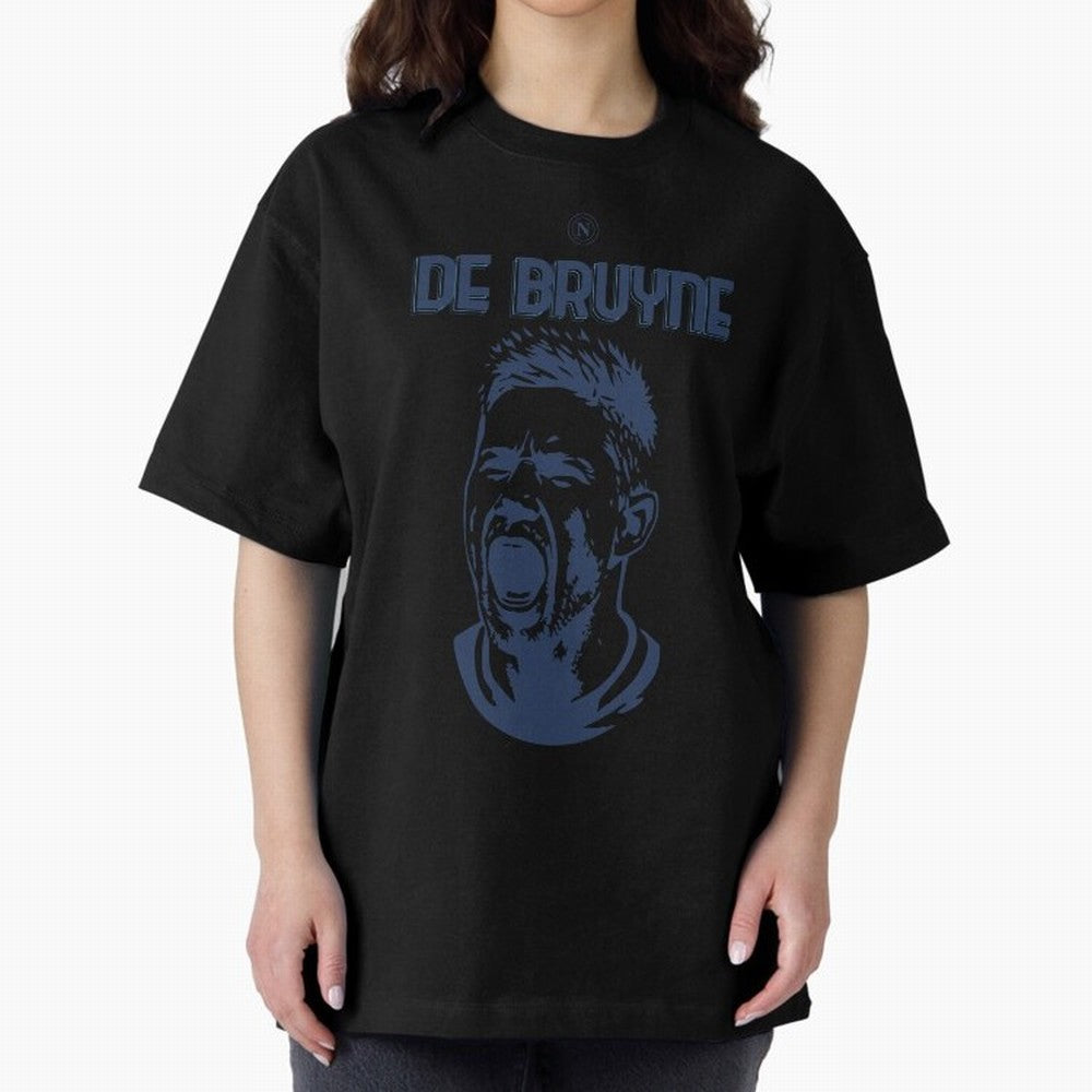 SSC NAPOLI KEVIN DE BRUYNE Oversized T-Shirt Represent Global Football Passion for FIFA World Cup 2026 USA Canada Mexico, Filled with Messi and Cristiano Ronaldo, England and Germany, Goal Celebration Energy, Supporter Heritage, Football Icons and