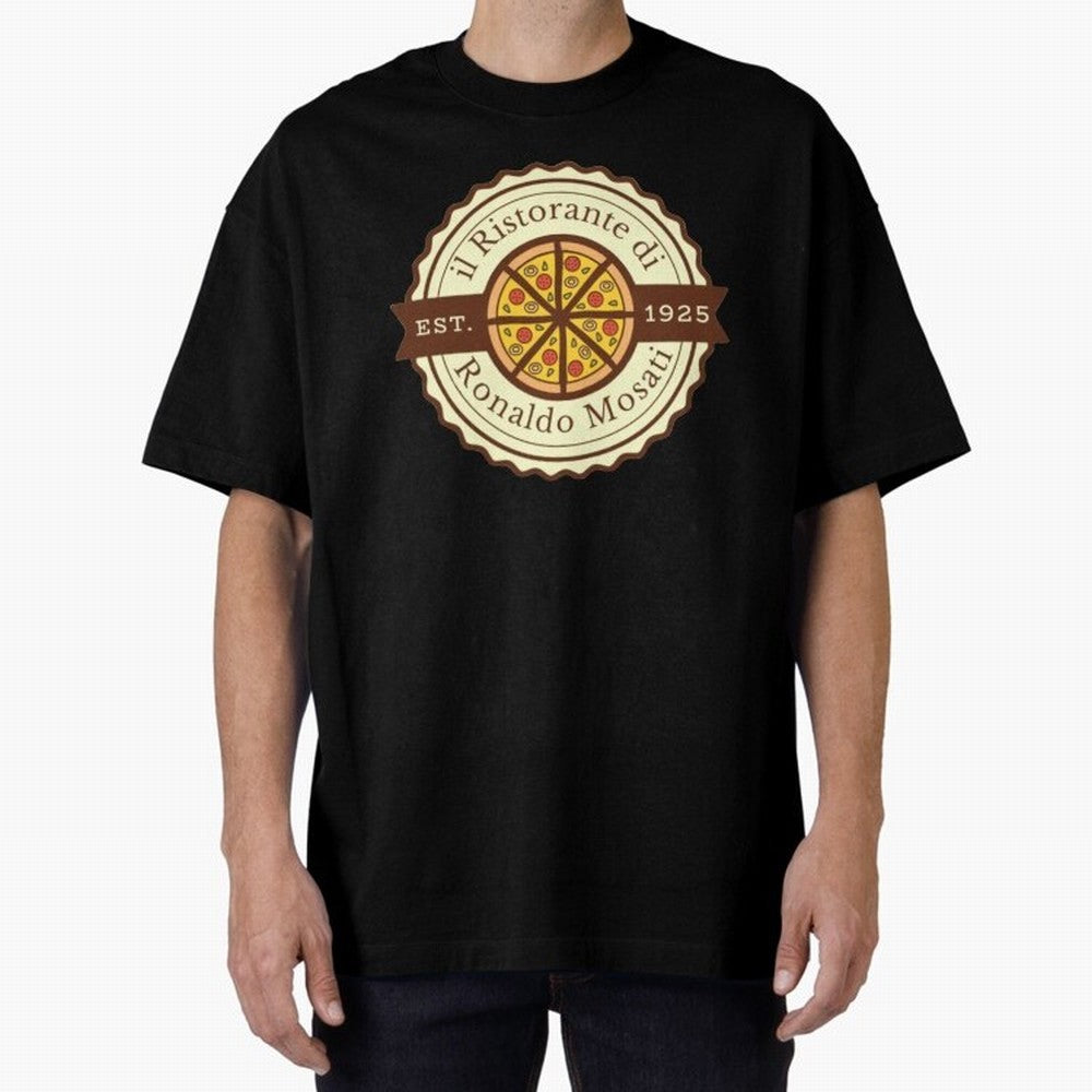 il Ristorante di Ronaldo Mosati Oversized T-Shirt Carry National Pride through FIFA World Cup 2026 USA Canada Mexico Spirit, Capturing Brazil, CR7, Championship Spirit, Famous Goals, Roaring Crowds and International Football Unity; Ideal for Fans
