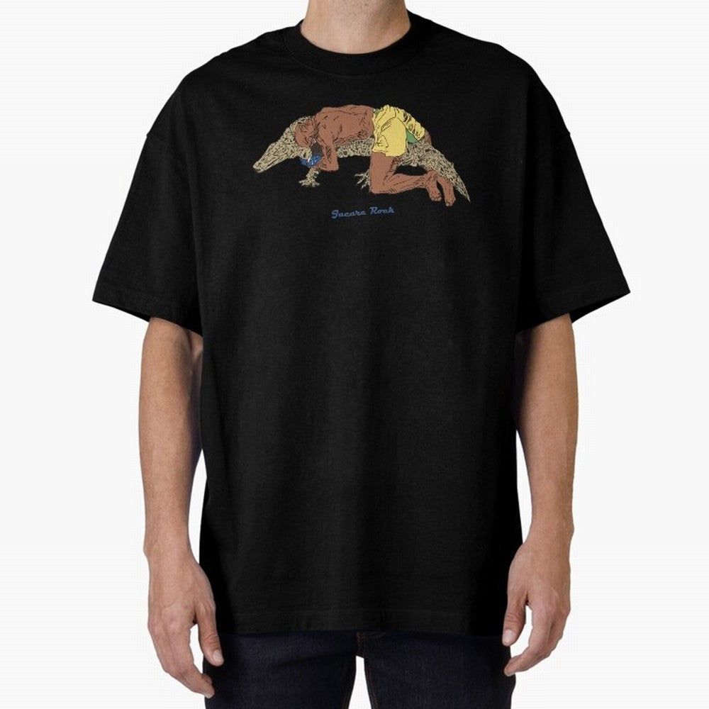 jacare rock Oversized T-Shirt Bring Supporter Culture to Global Football Passion for FIFA World Cup 2026, Celebrating Messi, Neymar and Mbappe, Portugal, Spain and Germany, Football Passion, Legendary Performances, Festival Vibes and Supporter
