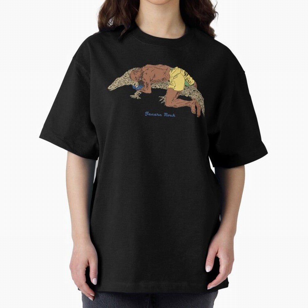 jacare rock Oversized T-Shirt Bring Supporter Culture to Global Football Passion for FIFA World Cup 2026, Celebrating Messi, Neymar and Mbappe, Portugal, Spain and Germany, Football Passion, Legendary Performances, Festival Vibes and Supporter