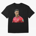 Ronaldo @AmazinProDesign Oversized T-Shirt Fuel Your Fan Pride for Match Day Hype around FIFA World Cup 2026 Group Stage, Neymar, England, Worldwide Fan Energy, Dramatic Goals, Stadium Lights and Championship Celebrations; Perfect for Supporters