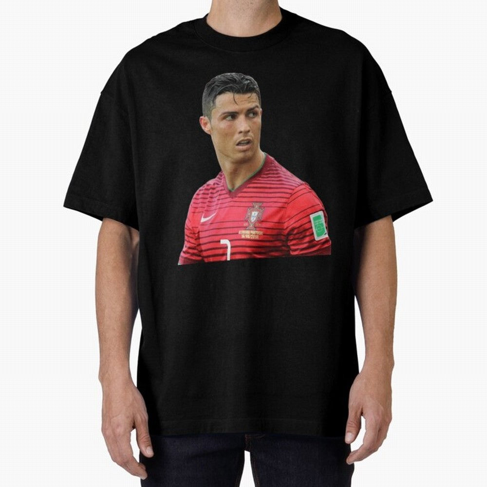Ronaldo @AmazinProDesign Oversized T-Shirt Fuel Your Fan Pride for Match Day Hype around FIFA World Cup 2026 Group Stage, Neymar, England, Worldwide Fan Energy, Dramatic Goals, Stadium Lights and Championship Celebrations; Perfect for Supporters