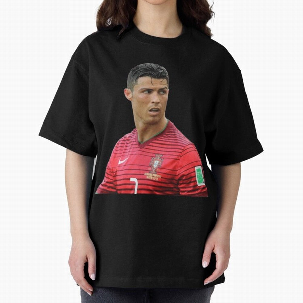 Ronaldo @AmazinProDesign Oversized T-Shirt Fuel Your Fan Pride for Match Day Hype around FIFA World Cup 2026 Group Stage, Neymar, England, Worldwide Fan Energy, Dramatic Goals, Stadium Lights and Championship Celebrations; Perfect for Supporters