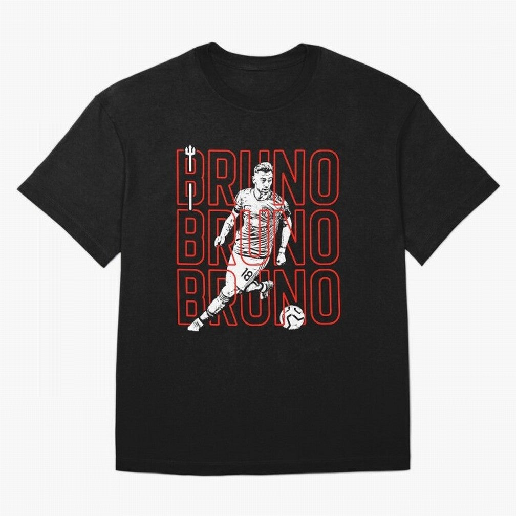 Bruno Fernandes - Manchester United Oversized T-Shirt Share FIFA World Cup 2026 Group Stage Built around Haaland, Portugal Energy, Football Festival Excitement, Trophy Ambitions, Country Rivalries and Star Player Buzz; Perfect for People Who Love