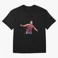 Legends of The Beautiful Game Cartoon Collection Legends Romario Cartoon Artwork162 Oversized T-Shirt Honor Champions and Dreams in Match Day Hype around FIFA World Cup 2026 USA Canada Mexico, Messi, CR7 and Mbappe, England, France and Netherlands,