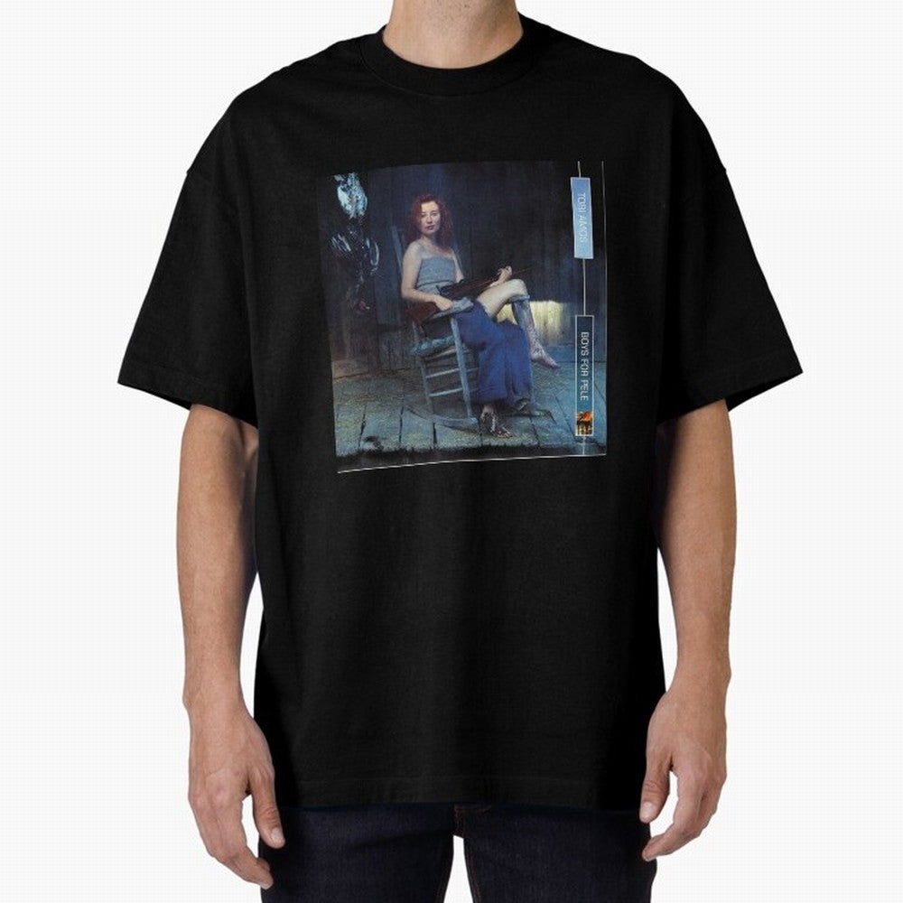 Tori Amos Boys For Pele Album Promo Art Retro Print Oversized T-Shirt Discover FIFA World Cup 2026 for Fans of Haaland and Argentina, Bringing Global Supporter Spirit, Legendary Goals, National Colors and Tournament Celebration; Ideal for