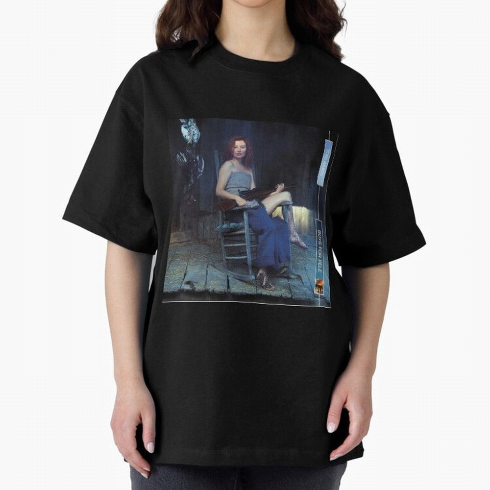 Tori Amos Boys For Pele Album Promo Art Retro Print Oversized T-Shirt Discover FIFA World Cup 2026 for Fans of Haaland and Argentina, Bringing Global Supporter Spirit, Legendary Goals, National Colors and Tournament Celebration; Ideal for