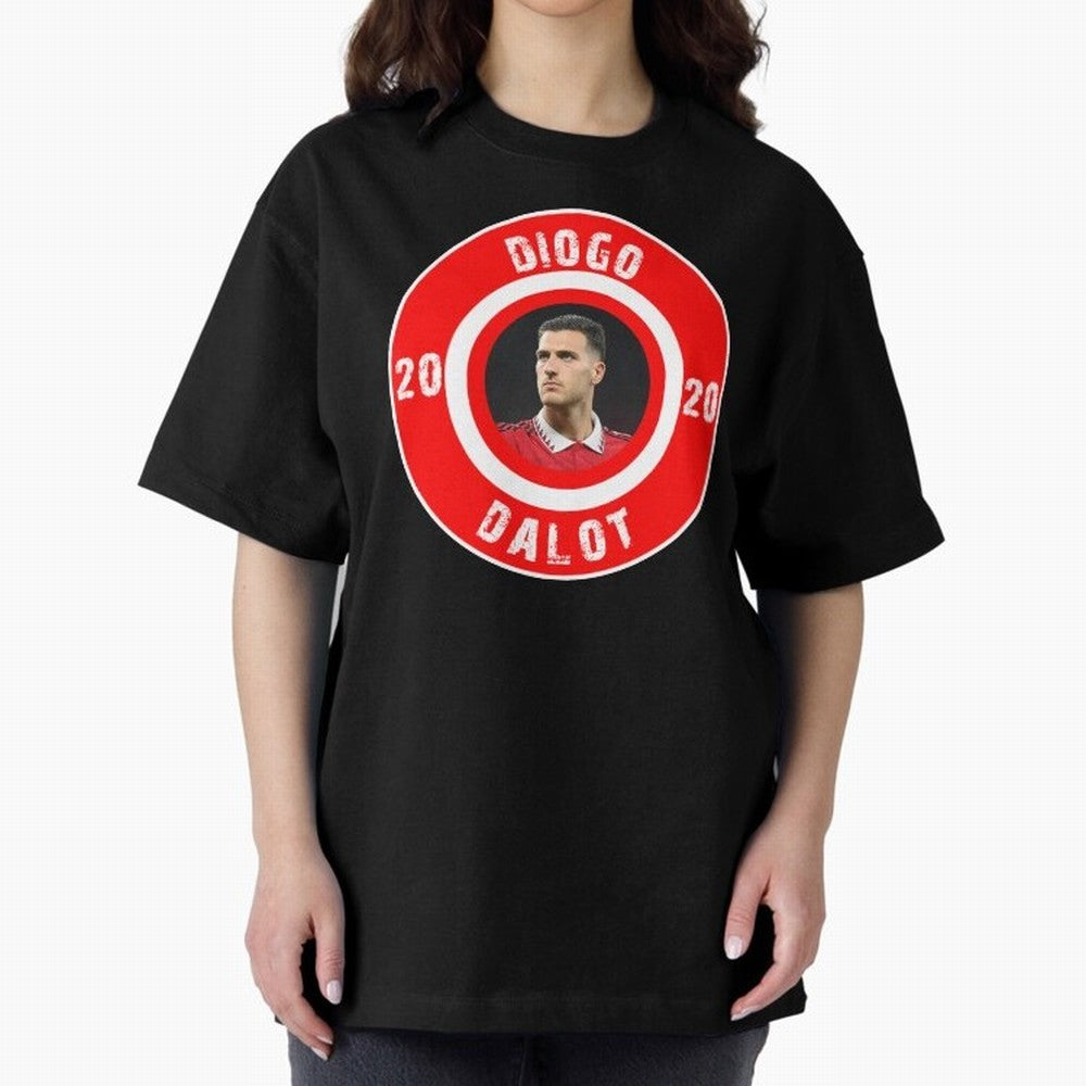 Diogo Dalot Oversized T-Shirt Follow the Final Road of Global Football Passion for FIFA World Cup 2026 Group Stage, Connected to CR7 and Messi, England, Football History, Final Match Energy, Crowd Noise and Once in a Lifetime Moments; Made for