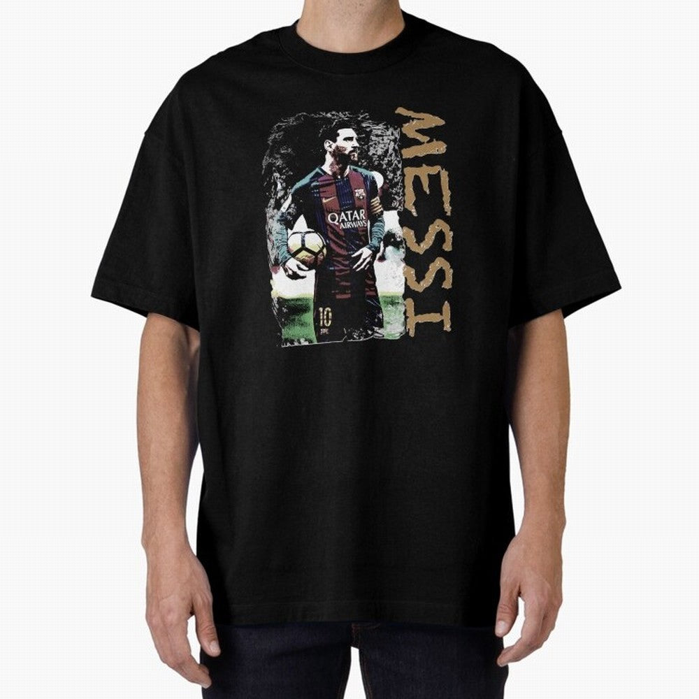 messi 10 Lionel messi FC Barcelona Oversized T-Shirt Relive Legendary Nights from the FIFA World Cup 2026 Group Stage Journey through Messi, Neymar and Mbappe Highlights, Argentina Pride, Classic Soccer Heritage, Championship Pressure, Fan Loyalty