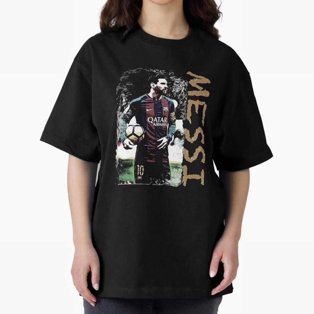 messi 10 Lionel messi FC Barcelona Oversized T-Shirt Relive Legendary Nights from the FIFA World Cup 2026 Group Stage Journey through Messi, Neymar and Mbappe Highlights, Argentina Pride, Classic Soccer Heritage, Championship Pressure, Fan Loyalty