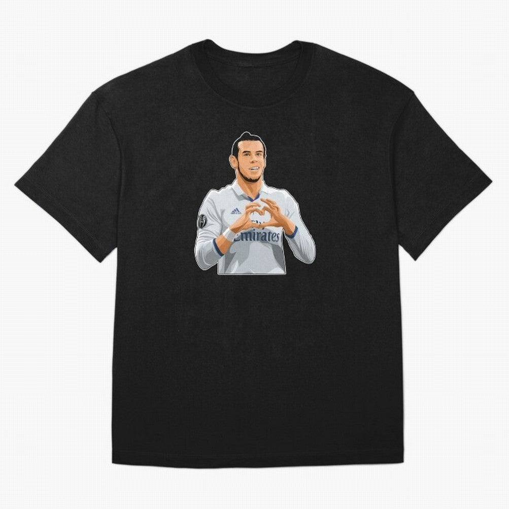 Gareth Bale Love Sign Celebration Oversized T-Shirt Celebrate Global Passion for FIFA World Cup 2026 Group Stage Spirit, Filled with Argentina, France and Brazil, Cristiano Ronaldo, Stadium Memories, Football Loyalty, International Chants and
