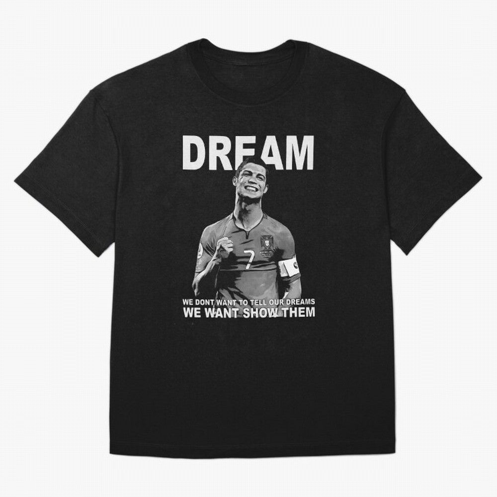 christiano ronaldo Oversized T-Shirt Turn Up for FIFA World Cup 2026 USA Canada Mexico Driven by Messi and Cristiano Ronaldo, Portugal, Spain and Germany Energy, Championship Spirit, Famous Goals, Roaring Crowds and International Football Unity;