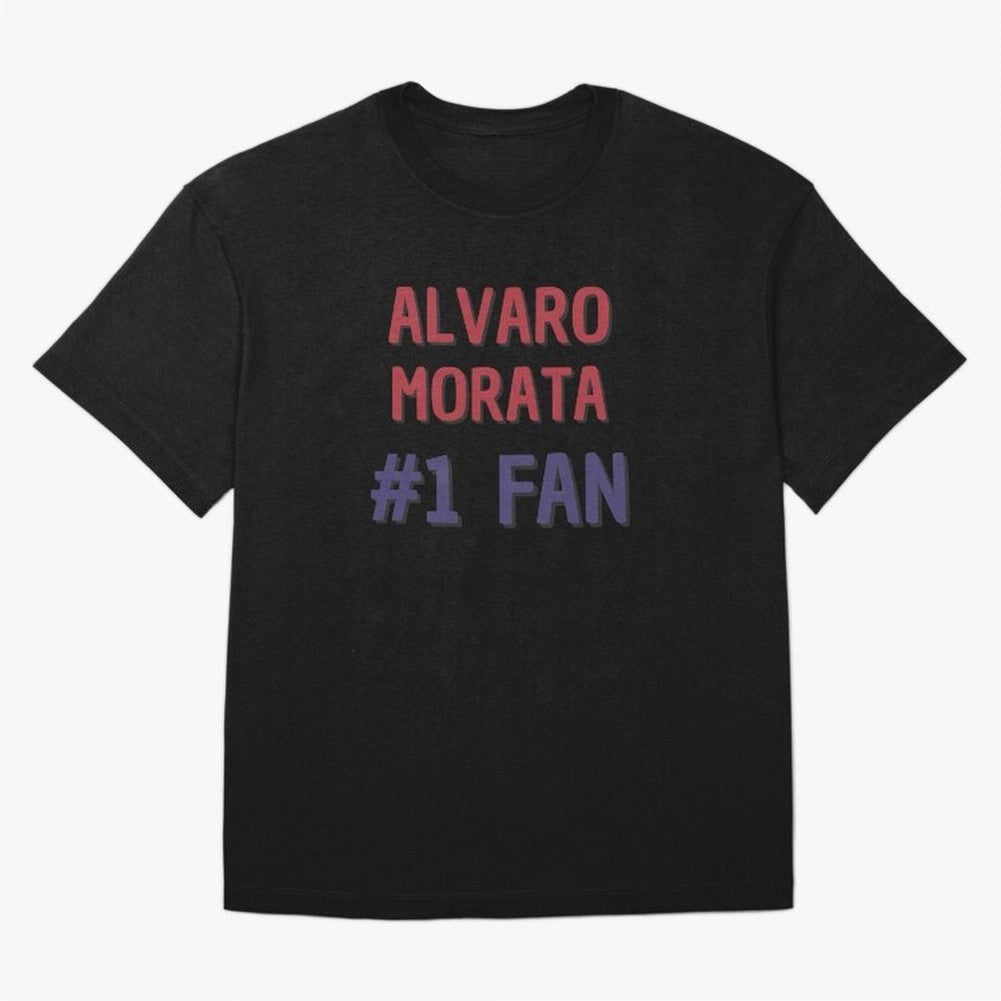 Alvaro Morata - #1 Fan Oversized T-Shirt Honor the Beautiful Game during the FIFA World Cup 2026 Group Stage Journey through CR7 Highlights, Portugal, Spain and Germany Pride, Soccer Culture, Superstar Moments, National Team Dreams and Competitive