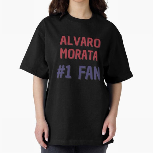 Alvaro Morata - #1 Fan Oversized T-Shirt Honor the Beautiful Game during the FIFA World Cup 2026 Group Stage Journey through CR7 Highlights, Portugal, Spain and Germany Pride, Soccer Culture, Superstar Moments, National Team Dreams and Competitive
