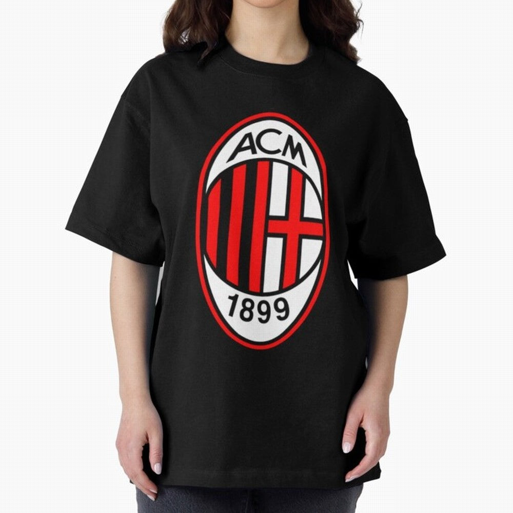 AC Milan Classic . Oversized T-Shirt Celebrate the Magic of the FIFA World Cup 2026 Journey through Messi and Cristiano Ronaldo Highlights, Brazil Pride, Goal Celebration Energy, Supporter Heritage, Football Icons and Worldwide Tournament Joy;