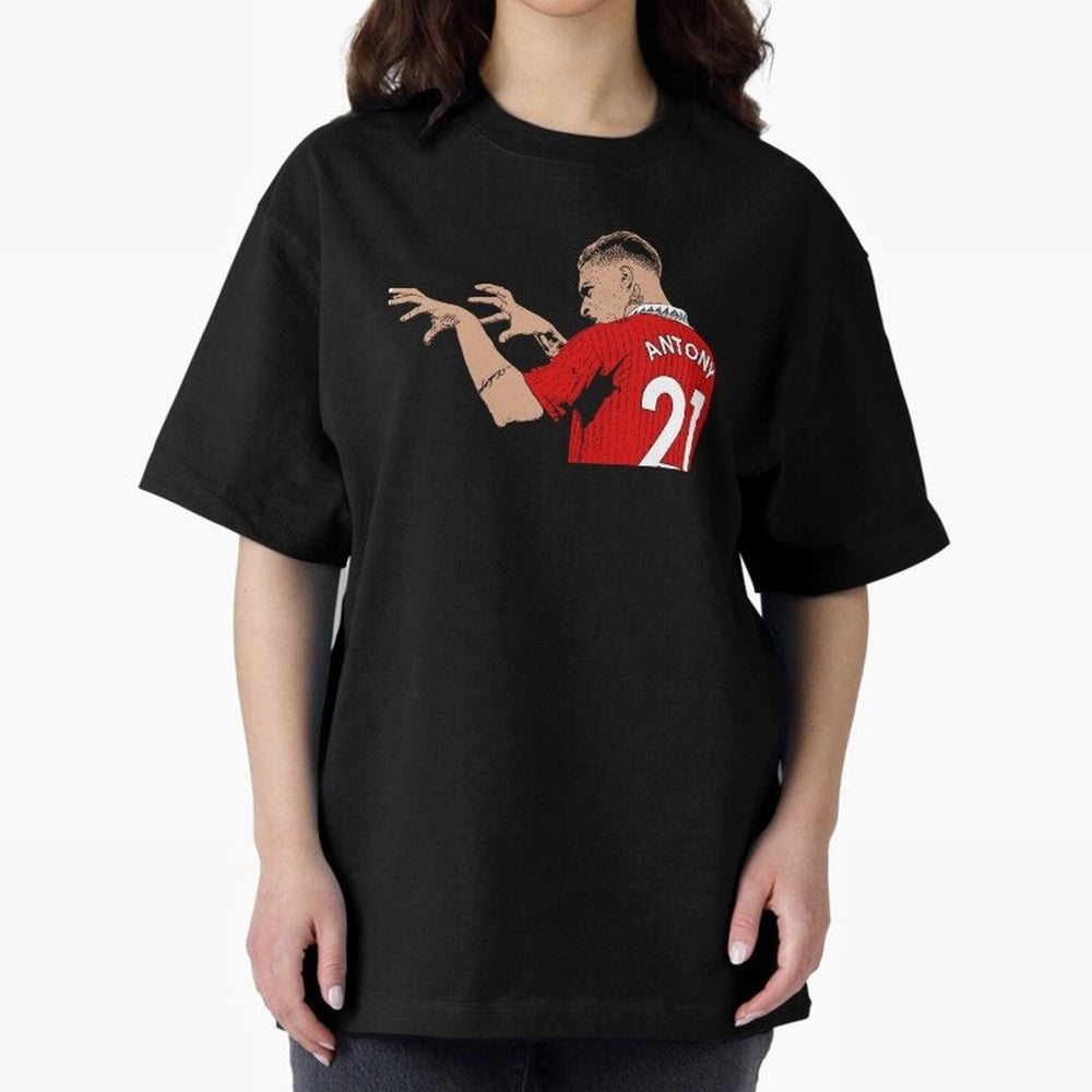 Antony Oversized T-Shirt Bring Match Day Hype around FIFA World Cup 2026, CR7 and Messi, Germany, Tournament Hype, Historic Matchups, Family Viewing Parties and Global Sports Pride; Made for Die Hard Supporters, Soccer Lovers, Game Day Photos and