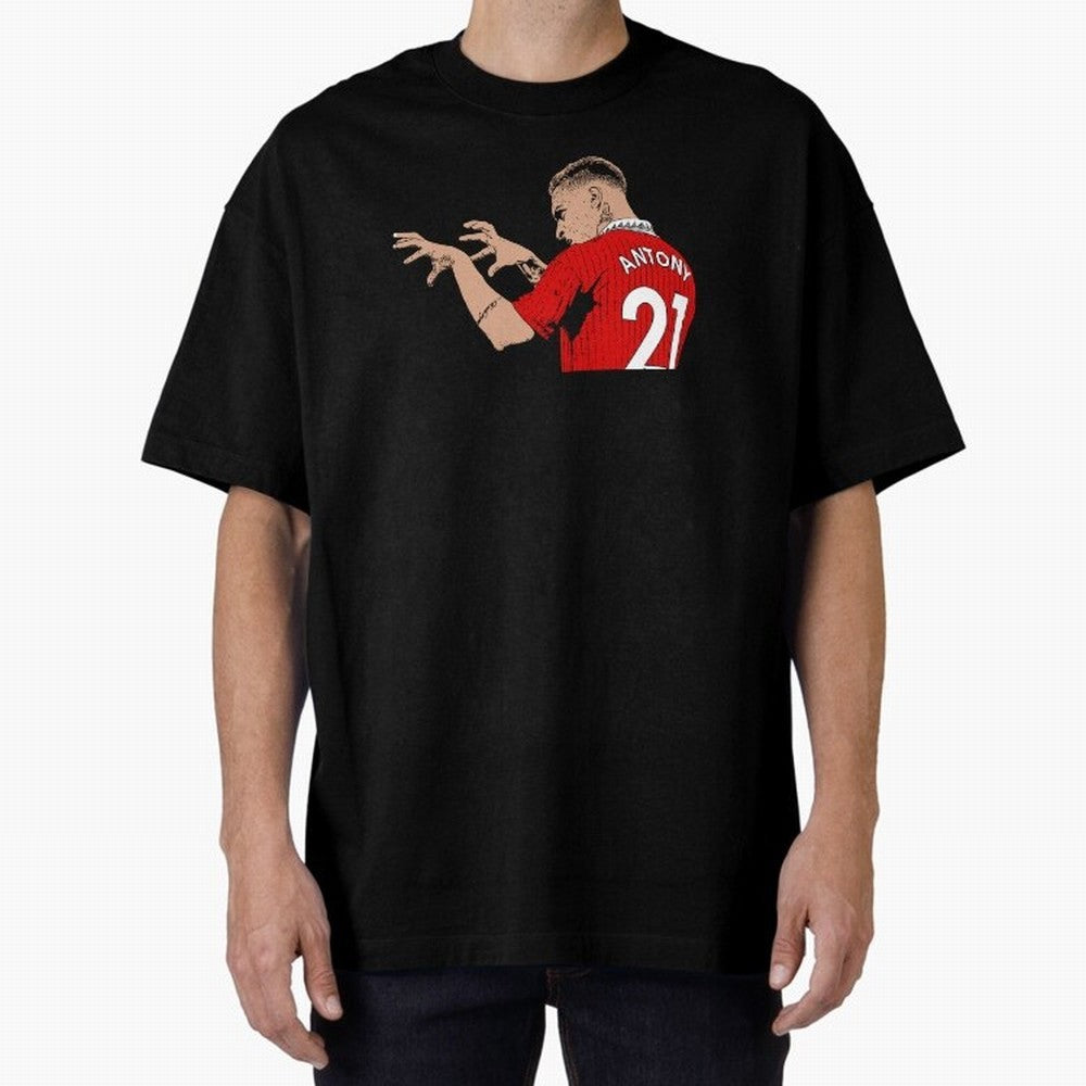 Antony Oversized T-Shirt Bring Match Day Hype around FIFA World Cup 2026, CR7 and Messi, Germany, Tournament Hype, Historic Matchups, Family Viewing Parties and Global Sports Pride; Made for Die Hard Supporters, Soccer Lovers, Game Day Photos and